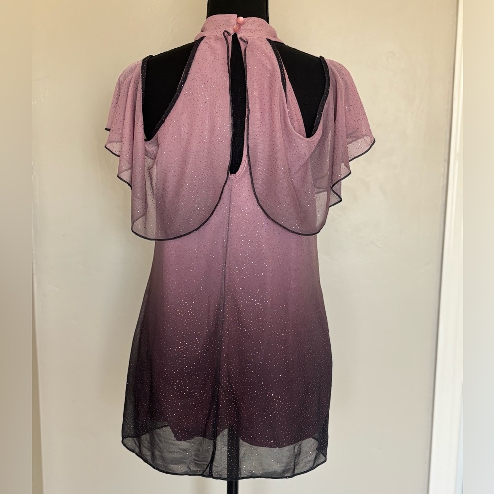 Venus Pink Ruffled Top - Picture 3 of 10